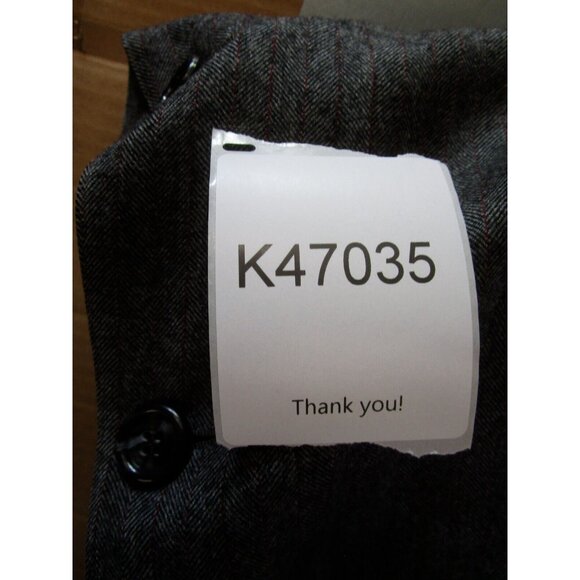 VINTAGE Hickey Freeman Sport Coat 40 Herringbone Striped Wool Blazer - Picture 13 of 13